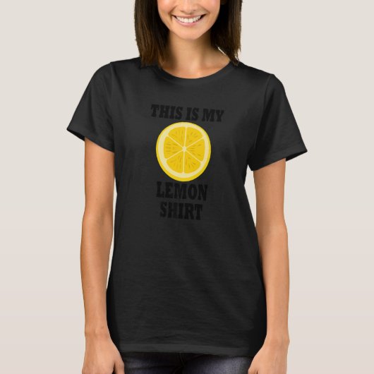 Lemons Exotic Fruits Tropical Lemon Summer T-shirt (Voorkant)