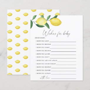 Lemons - Feestspel Wensen voor baby Game
