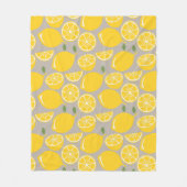 Lemons Fleece Deken (Voorkant)