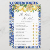 Lemons Floral Vrijgezellenfeest zei dat ze Game ze