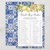 Lemons Floral Vrijgezellenfeest zouden ze eerder s (Voorkant / Achterkant)