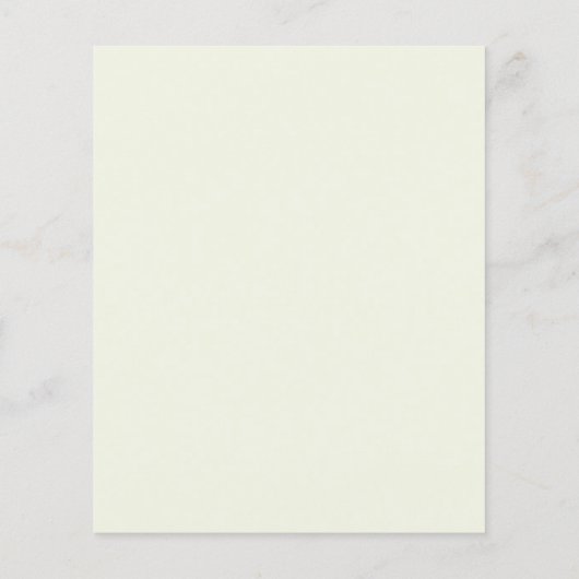 Lemons Flowers en Greenery Wedding Invitation (Achterkant)