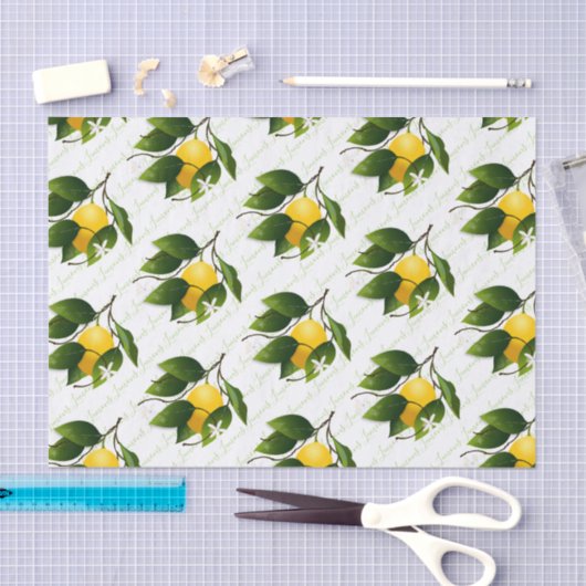 Lemons Fruit Tissuepapier (Craft)