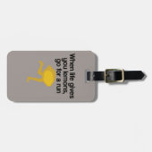 Lemons gaan werken bagagelabel (Voorkant horizontaal)