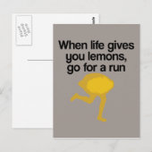 Lemons gaan werken briefkaart (Voorkant / Achterkant)