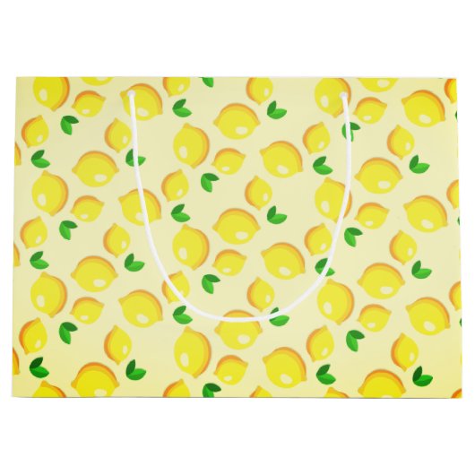 Lemons Gift Bag Groot Cadeauzakje (Voorkant)