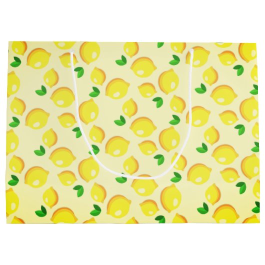 Lemons Gift Bag Groot Cadeauzakje (Achterkant)