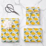 Lemons Gingham Schattigee CUSTOM Vrijgezellenfeest Inpakpapier Vel<br><div class="desc">Perfecte leuke cadeauverpakking voor een leuk feestje! Met de hand gemaakte kunst voor jou! Perfect voor een verjaardag, zomerbruiloft, vrijgezellenfeest, bruiloft, jubileumfeest, vrijgezellenfeest, verlovingsfeest of op elk moment! Kijk in mijn winkel voor alternatieve design en kleuren. BEDANKT VOOR HET ONDERSTEUNEN VAN ONAFHANKELIJKE ARTIESTEN! Alle kunstwerken en design zijn door mij...</div>