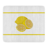 Lemons Glass Cutting Board Snijplank (Voorkant)