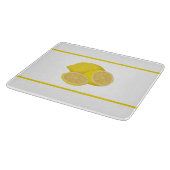 Lemons Glass Cutting Board Snijplank (Hoek)