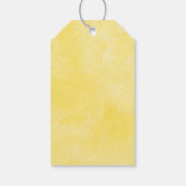 Lemons Greenery Baby shower Cadeaulabel (Achterkant)