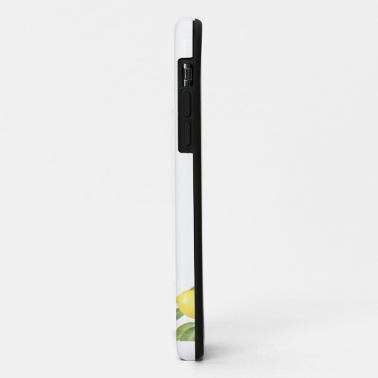 Lemons Greenery Monogram Case-Mate iPhone Case (Achterkant/links)