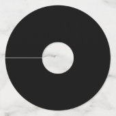 Lemons Greenery Rustic Wedding Wijnglas Label (Achterkant)