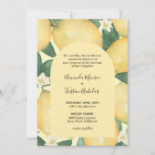 Lemons Greenery Wedding All in One Invites (Voorkant)