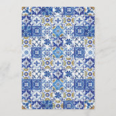 Lemons groen bruiloft volgorde van evenement tijdl programmakaart (Achterkant)