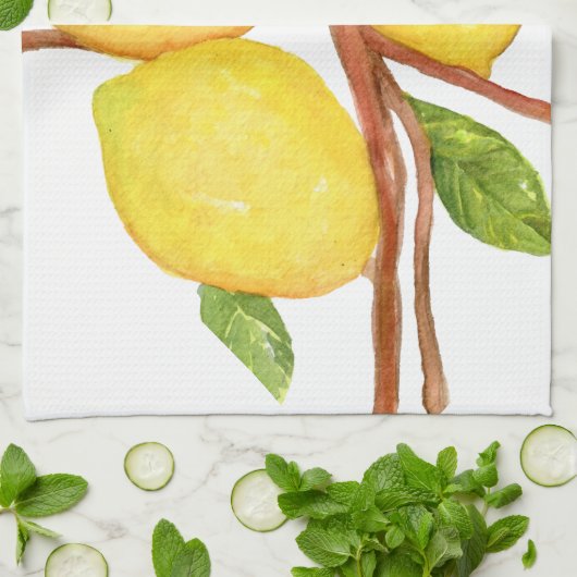 Lemons handdoek (Gevouwen)