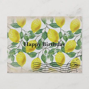 Lemons Happy Birthday Briefkaart