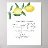 Lemons - Help de drukke aanstaande ouders Poster (Voorkant)