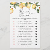 Lemons Hij zei dat ze vrijgezellenfeest spel zei (Voorkant)