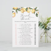 Lemons Hij zei dat ze vrijgezellenfeest spel zei (Staand voorkant)