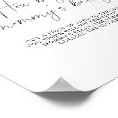 Lemons - hoe groot is mama's buik spel poster (Hoek)