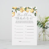 Lemons Hoe oud was de bruid om mee te spelen (Staand voorkant)