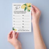 Lemons Hoe oud was ze Vrijgezellenfeest Game Kaart (Hand)