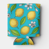 Lemons in blauw blikjeskoeler (Voorkant)