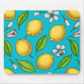 Lemons in blauw muismat (Voorkant)