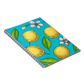 Lemons in blauw notitieboek (Rechterzijde)