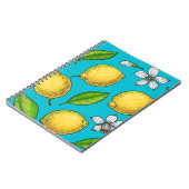 Lemons in blauw notitieboek (Linkerzijde)
