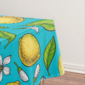 Lemons in blauw tafelkleed (Voorbeeld)