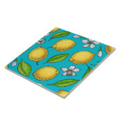 Lemons in blauw tegeltje (Zijkant)