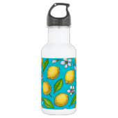 Lemons in blauw waterfles (Voorkant)
