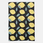 Lemons in het keukenpatroon theedoek (Verticaal)