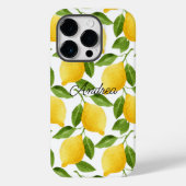 Lemons iPhone-case monogrammed Case-Mate iPhone Case (Achterkant)