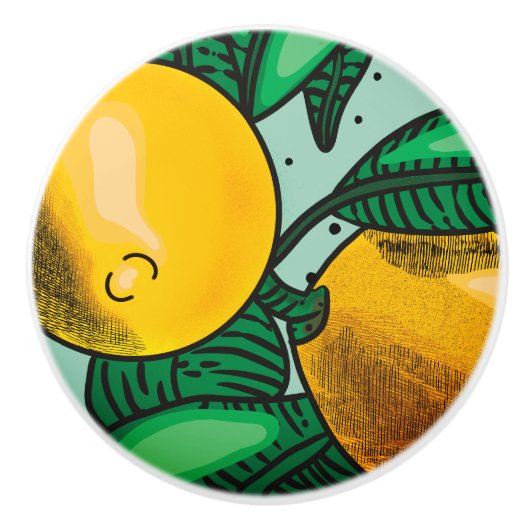 Lemons Keramische Knop (Voorkant)