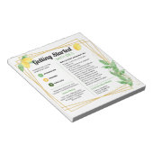 Lemons & Leaders Essential Oils Start Guide Notitieblok (Schuin)