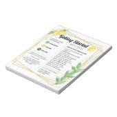 Lemons & Leaders Essential Oils Start Guide Notitieblok (Linkerzijde)
