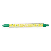 Lemons Leaf Pattern Name Initiaal | Pen (Voorkant)