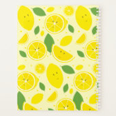 Lemons Leaf Pattern Name Initiaal Planner (Achterkant)