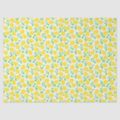 Lemons Leaf Pattern Tissuepapier (Voorkant)