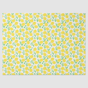 Lemons Leaf Pattern Tissuepapier