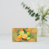 LEMONS LIMES customer loyalty punch card (Staand voorkant)