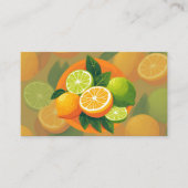 LEMONS LIMES customer loyalty punch card (Voorkant)