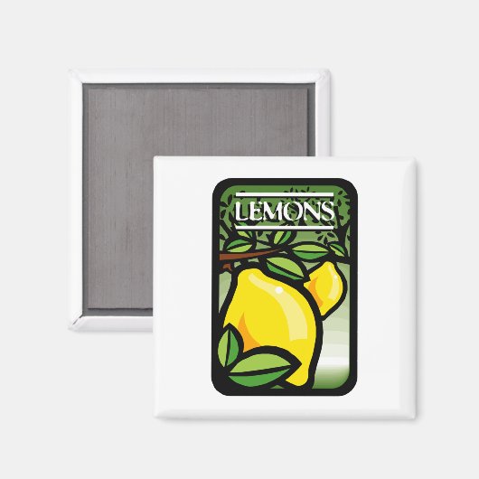 Lemons Magneet (Voorkant / Achterkant)