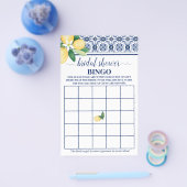 Lemons Mediterraan Vrijgezellenfeest Bingo Spel Ka Flyer (Enkel)