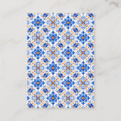 Lemons Mediterranean Baby Shower Book Request Informatiekaartje (Achterkant)