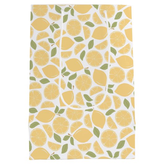 Lemons Medium Cadeauzakje (Achterkant)