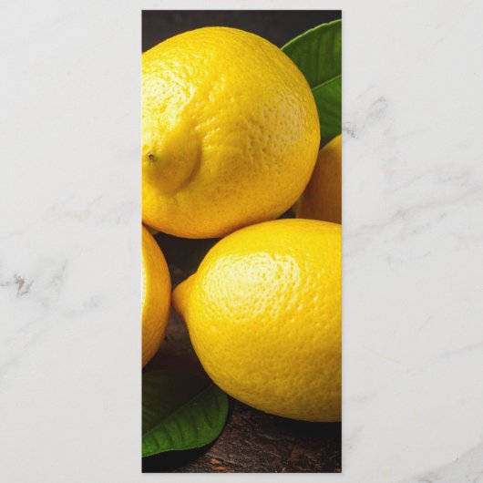 lemons menu (Voorkant)